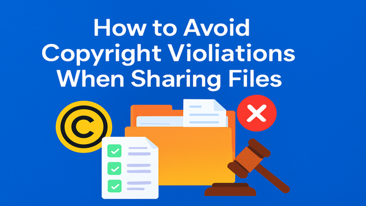 How to Avoid Copyright Violations When Sharing Files