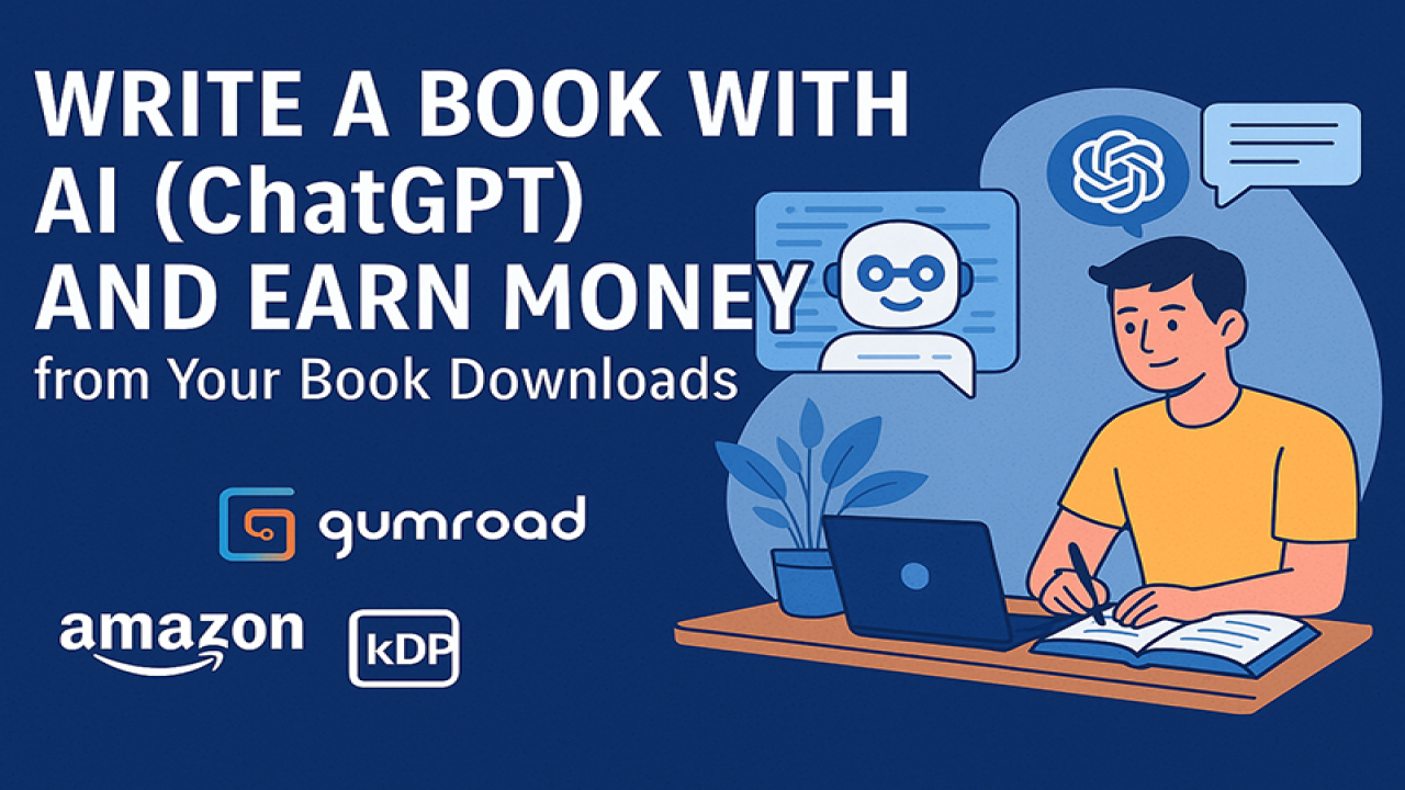 Write a Book with AI (ChatGPT) and Earn Money from Your Book Downloads