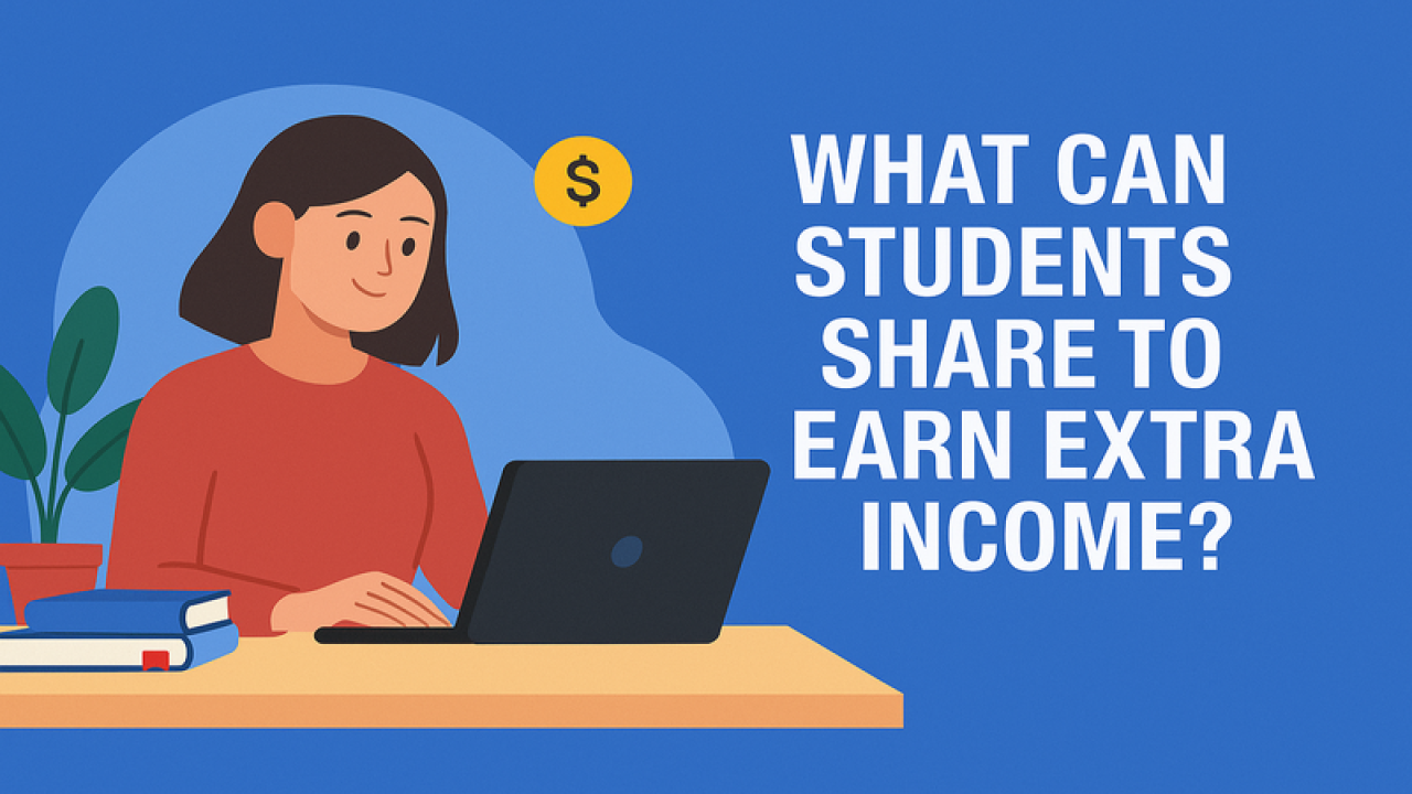 What Can Students Share to Earn Extra Income?