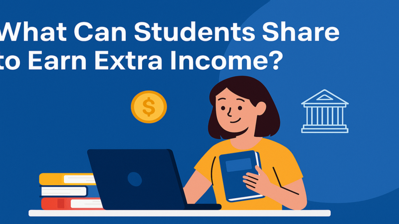 What Can Students Share to Earn Extra Income?